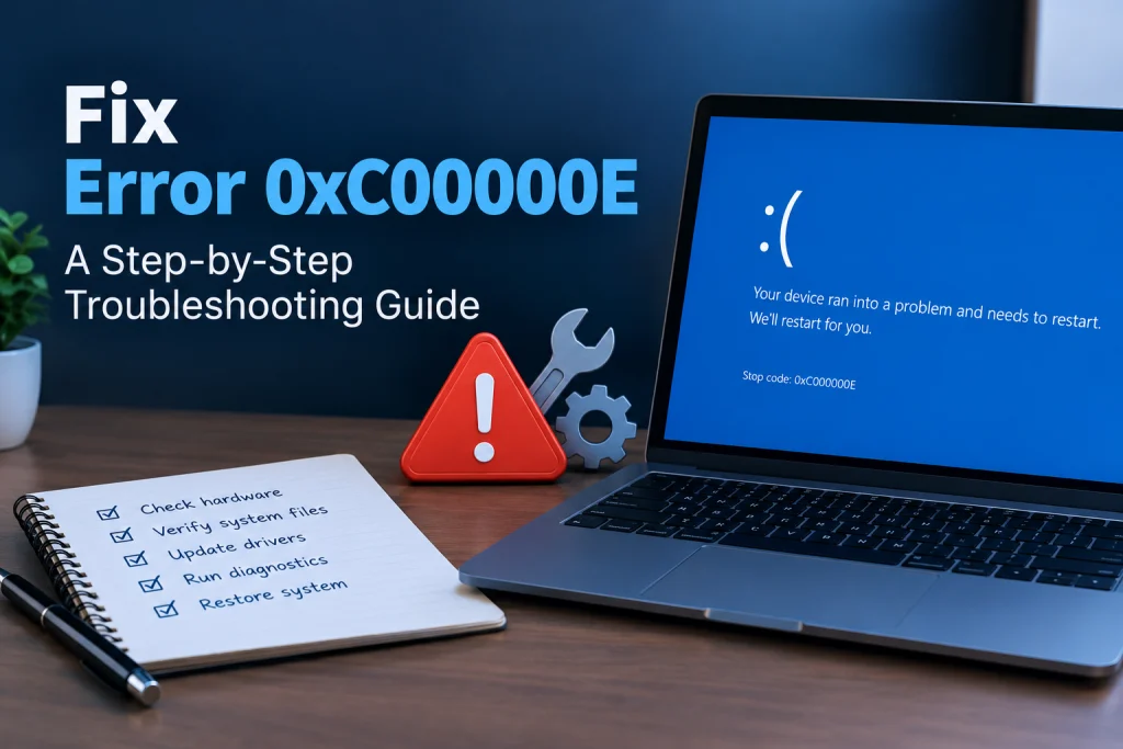 Fix Error 0xC00000E: A Step-by-Step Troubleshooting Guide corrija o erro 0xc00000e